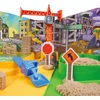 Piasek kinetyczny Plac Budowy Kinetic Sand 793g + priedai