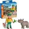 Konstruktorius Playmobil Ranger with Rhino 72025