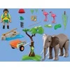 Konstruktorius Playmobil Elephant with Zookeeper (72068)