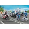 Playmobil Rinkinys City Heroes figurka policjanci auto i motocykl + priedai 55 dalys