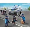 Playmobil Rinkinys City Heroes figurka policjanci auto i motocykl + priedai 55 dalys