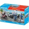 Playmobil Rinkinys City Heroes figurka policjanci auto i motocykl + priedai 55 dalys