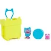 Pokój Gabby's Dollhouse Cat House DJ Catnip figūrėlė + Minibox kambario raktų pakabukas