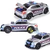 Policijos automobilis Dickie Toys Street Force su šviesos ir garso efektais, sidabrinės spalvos