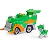Paw Patrol 2in1 Rocky Rescue Knights Knight Crane Važiuoklė Žalia Šiukšliavežis + figūrėlė