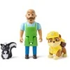 „Paw Patrol“ 3 figūrėlės, pono Porterio, Rubble ir Skunk nuotykių įlankos rinkinys