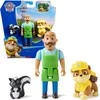 „Paw Patrol“ 3 figūrėlės, pono Porterio, Rubble ir Skunk nuotykių įlankos rinkinys