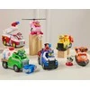 „Paw Patrol“ ugniagesių gelbėjimo automobilis su Maršalo gaisrinės mašinos figūrėle ir vandens raketomis