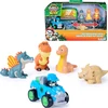 Spin Master Psi Patrol i dinozaury komplektas Rex su pojazdem + figurki dinozaurów