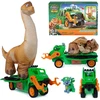 Spin Master Psi Patrol I Dinozaury Megasaurus Dino Nadmuchiwany Vehicle 76 Cm + Rocky Važiuoklė Figūrėlė