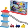 „Paw Patrol“ prabangus 3in1 bokšto su bėgiais rinkinys + 3 transporto priemonės su šuniukais