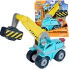 Rubble &amp; Crew Psi Patrol Rubble i jego Ekipa Motor Transformujący Važiuoklė budowlany buldożer su młotkiem su figurką 5,5cm