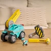 Rubble &amp; Crew Psi Patrol Rubble i jego Ekipa Motor Transformujący Važiuoklė budowlany buldożer su młotkiem su figurką 5,5cm