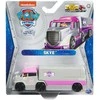 Paw Patrol Skye metalinis mini sunkvežimis didelis sunkvežimis šuniukai tikroji metalinė pilkai rožinė vaza