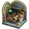 Puremind Harry Potter Sulankstomas medinis modelis scena Lekcje Eliksirów 3D DIY dėlionė