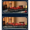 Puremind Harry Potter Sulankstomas medinis traukinio modelis Hogvartso ekspresas su šviesa ir garsu, 3D dėlionė "pasidaryk pats"