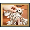 Puremind Harry Potter Sulankstomas medinis Hedvigos modelis su judančiais sparnais 3D dėlionė DIY