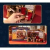 Puremind Harry Potter Sulankstomas medinis modelis scena Pokój Bendra Gryffindor dėlionė 3D DIY
