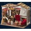 Puremind Harry Potter Sulankstomas medinis modelis scena Pokój Bendra Gryffindor dėlionė 3D DIY