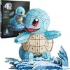 4D dėlionė, sukonstruokite „Pokemon Squirtle“ modelius, kuriuos galima surinkti 3D formatu