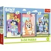 Trefl Dėlionė 3x50 vnt. - Bluey