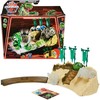 Rinkinys Bakugan Training Set + Figūrėlė Titanium Trox Dino Clan žalia Gra strategiczna