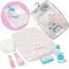 Baby Huggles Casdon persirengimo kilimėlis lėlės vystyklai + priedai