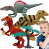 Norimpex Dinozaury Figurki Rinkinys Ruchome Dźwięk Światło Ryczą 22 Cm Spinosaurus Tyranozaur Velociraptor 3 vnt.