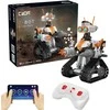 Rinkinys CaDA statybiniai blokai Nuotolinio valdymo Z.BOT kodo robotas RC programavimas Robotika LED šviesa 462 dalys