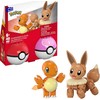 Mega Pokemon Charmander Evee Poke Balle rinkinys