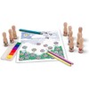 Melissa & Doug MEDINIAI ANTspaudai ANTspaudai 10 DIZAINŲ RAŠALAI IR CENCILIAI MELISSA IR DOUG