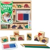 Dėlionė MELISSA & DOUG žaidimų rinkinys Dinozaurų antspaudų rinkinys