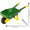 Little Gardener's Rinkinys John Deere Vaikiškas karutis smėliui + žalia sodo įrankiai Kastuvas Rake Klein