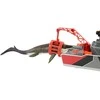 Jurassic Park Rinkinio „Matchbox Jurassic World“ mozauras ir gelbėjimo valtis
