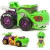 Magic Box Rinkinys T-Racers T-Rex Mega Wheels automobilių paleidėjas ir vairuotojas