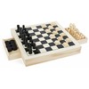 Small Foot Stalo žaidimų rinkinys 3 IN 1 (Draughts, Nine Men´s Morris, Šachmatai)