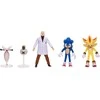 Jakks Pacific „Sonic 3 The Hedgehog“ 5 dalių figūrėlių rinkinys, skirtas filmų kolekcijai (3+)