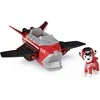 Spin Master Paw Patrol Marshall Rescue Rescue Set Reaktyvinis lėktuvas + Figūros šviesos garsas