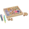 Dėlionė MELISSA & DOUG žaidimų rinkinys „Stamp-a-Scene-Fėjų sodas“