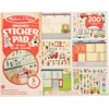 Sticker Pad Moje Miasto Rinkinys plansz i naklejek daugkartinio naudojimo Melissa &amp; Doug