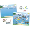 Sticker Pad Pojazdy Rinkinys plansz i naklejek daugkartinio naudojimo Melissa &amp; Doug