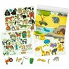 Daugkartinio naudojimo lipdukai Gyvūnai Aplinka Kraštovaizdžiai 150 vnt. Melissa&Doug