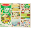 Daugkartinio naudojimo lipdukai Gyvūnai Aplinka Kraštovaizdžiai 150 vnt. Melissa&Doug