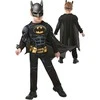 Rubies DC Comics Betmeno karnavalinis kostiumas, juodas maskavimas 110-116 cm (5-6 metai)