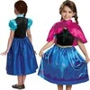 Jakks Disney Frozen Anna Frozen princesės karnavalinis kostiumas 110-122 cm (4-6 metai)