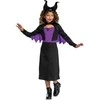 Disney Princess Strój karnawałowy Disney Maleficent dla dziewczynki Czarownica Diabolina kostium przebranie 109-123 cm (4-6 lat)