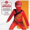Bigbuy Carnival LEGO Ninjago karnavalo kostiumas berniukui Kai kostiumo maskuotė 94-109 cm (3-4 metų)