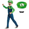 Disquise DISGUISE SUPER MARIO Kostiumas Luigi, 7-8 m.