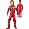 Rubies Marvel Iron Man karnavalinis kostiumas, raudonas maskavimas, 122–128 cm (7–8 metai)
