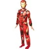 Rubies Marvel Iron Man karnavalinis kostiumas, raudonas maskavimas, 122–128 cm (7–8 metai)